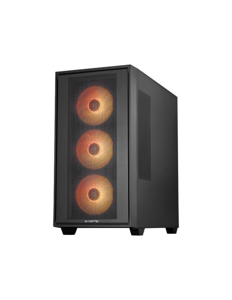 Case, CHIEFTEC, HUNTER 3, MidiTower, Case product features Transparent panel, Not included, ATX, EATX, MicroATX, MiniITX, Colou