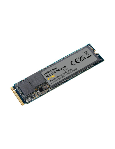 SSD, INTENSO, MI500, 1TB, M.2, NVMe, 3D NAND, Write speed 4500 MBytes/sec, Read speed 5300 MBytes/sec, 4mm, TBW 600 TB, MTBF 15