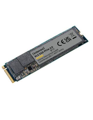 SSD, INTENSO, MI500, 2TB, M.2, NVMe, 3D NAND, Write speed 4500 MBytes/sec, Read speed 5300 MBytes/sec, 4mm, TBW 1200 TB, MTBF 1