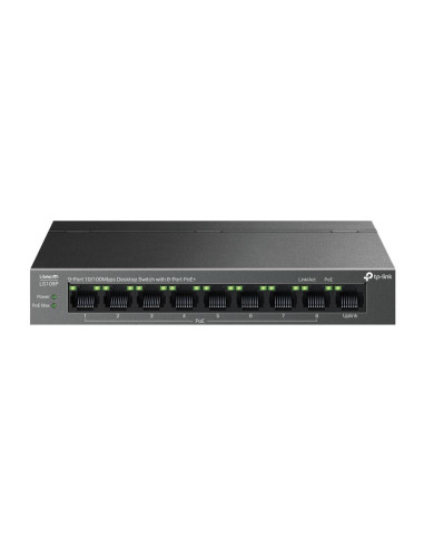 Switch, TP-LINK, LS109P, PoE+ ports 8, LS109P