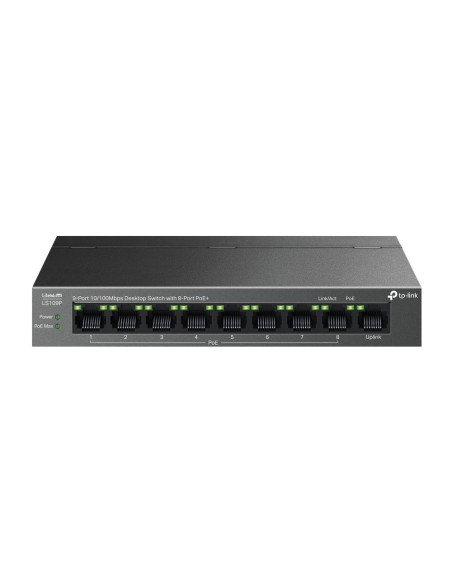 Switch, TP-LINK, LS109P, PoE+ ports 8, LS109P