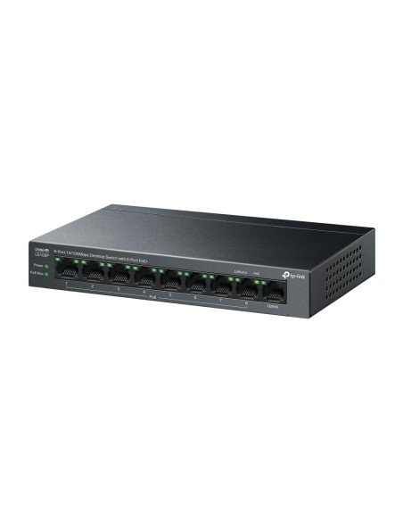 Switch, TP-LINK, LS109P, PoE+ ports 8, LS109P