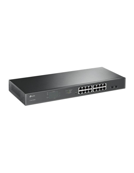Switch, TP-LINK, TL-SG1218MPE, Desktop/pedestal, Rack, 16x10Base-T / 100Base-TX / 1000Base-T, PoE+ ports 16, 192 Watts, TL-SG12