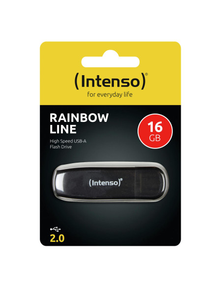 MEMORY DRIVE FLASH USB2 16GB/BLACK 3502470 INTENSO