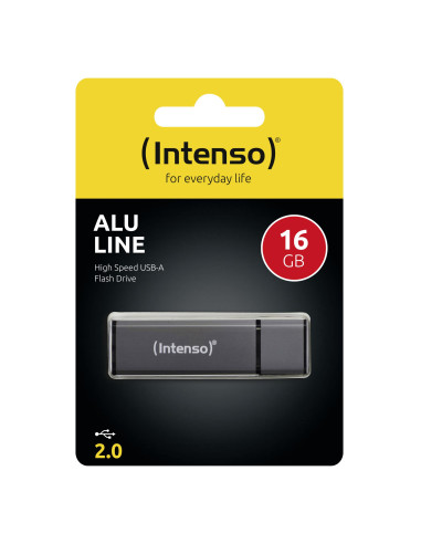 MEMORY DRIVE FLASH USB2 16GB/ANTHRACITE 3521471 INTENSO