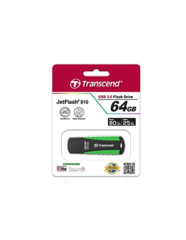 MEMORY DRIVE FLASH USB3 64GB/810 TS64GJF810 TRANSCEND