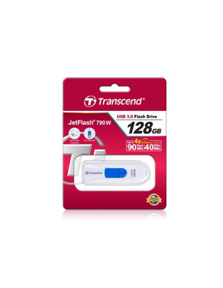 MEMORY DRIVE FLASH USB3 128GB/790 TS128GJF790W TRANSCEND