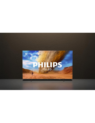 TV Set, PHILIPS, 55 ", 4K Ultra HD, 3840 x 2160 pixels, Flat, QLED, 55PUS7810/12