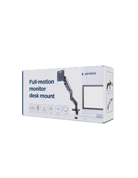 DISPLAY ACC MOUNTING ARM/17-32" BLACK MA-DA1-04 GEMBIRD