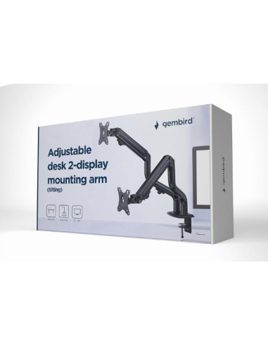 DISPLAY ACC MOUNTING ARM/17-32" MA-DA2-02 GEMBIRD