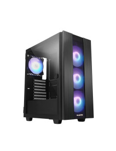 Case, CHIEFTEC, HUNTER 2, MidiTower, Not included, ATX, MicroATX, MiniITX, Colour Black, GS-02B-OP