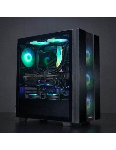 Case, CHIEFTEC, HUNTER 2, MidiTower, Not included, ATX, MicroATX, MiniITX, Colour Black, GS-02B-OP