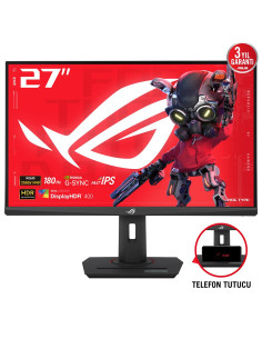 LCD Monitor, ASUS, 27", Gaming, Panel IPS, 2560x1440, 16:9, 180Hz, Matte, 1 ms, Swivel, Pivot, Height adjustable, Tilt, 90LM09Q