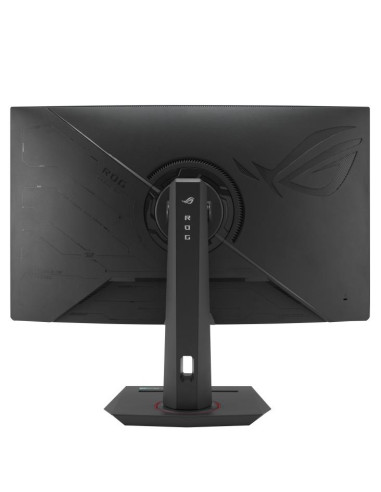 LCD Monitor, ASUS, ROG Strix XG32WCMS, 31.5", Gaming/Curved, Panel VA, 2560x1440, 16:9, 280Hz, 1 ms, Swivel, Pivot, Height adju