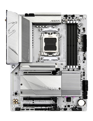Mainboard, GIGABYTE, AMD B650, SAM5, ATX, Memory DDR5, Memory slots 4, B650AELITEAXICE1.1