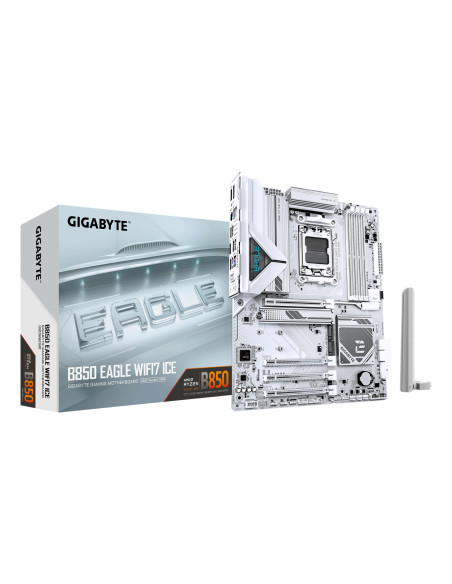 Mainboard, GIGABYTE, AMD B850, SAM5, ATX, Memory DDR5, Memory slots 4, B850EAGLEWF7ICE