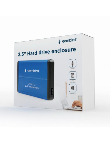 HDD CASE EXT. USB3 2.5"/BLUE EE2-U3S-2-B GEMBIRD