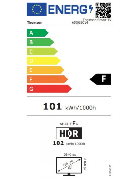 THOMSON 65 QLED UHD GOOGLE SMART TV
