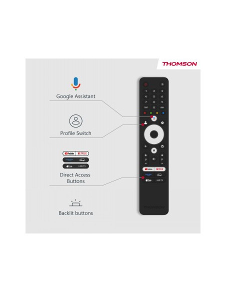 THOMSON 65 QLED UHD GOOGLE SMART TV
