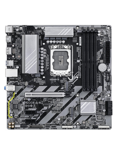 Mainboard, GIGABYTE, Intel B860 Express, LGA1851, Micro-ATX, Memory DDR5, Memory slots 4, 2xPCI-Express 1x, 1xPCI-Express 16x, 