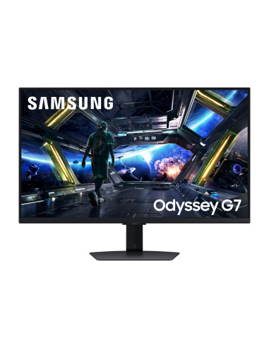 LCD Monitor, SAMSUNG, 27 ", 3840 x 2160 pixels, 4K Ultra HD, Native aspect ratio 16:9, LCD, Flat, LS27FG702EUXEN