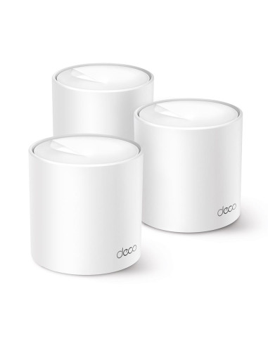 Wireless Router, TP-LINK, Wireless Router, 1500 Mbps, Mesh, Wi-Fi 6, 1x10/100/1000M, 1x2.5GbE, DHCP, DECOX10(3-PACK)