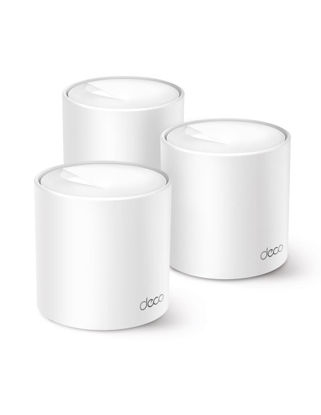 Wireless Router, TP-LINK, Wireless Router, 1500 Mbps, Mesh, Wi-Fi 6, 1x10/100/1000M, 1x2.5GbE, DHCP, DECOX10(3-PACK)