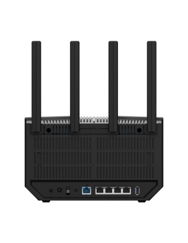 Wireless Router, ASUS, Wireless Router, 9700 Mbps, IEEE 802.11a/b/g, IEEE 802.11n, IEEE 802.11ac, IEEE 802.11ax, Number of ante