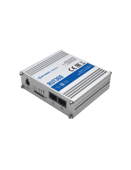 Wireless Router, TELTONIKA, Router, 300 Mbps, 1 WAN, 1x10/100M, LAN WAN ports 2, 4G, RUT360
