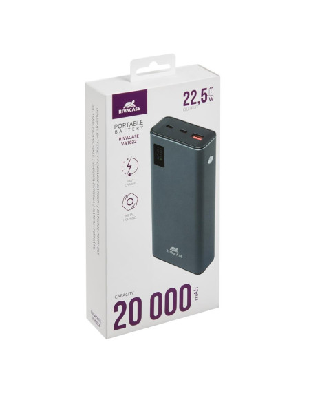 POWER BANK USB 20000MAH/VA1022 RIVACASE