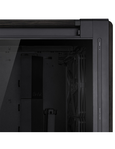Case, ASUS, ProArt PA602 Wood Edition - Tempered Glass Panel, MidiTower, Case product features Transparent panel, ATX, EATX, Mi