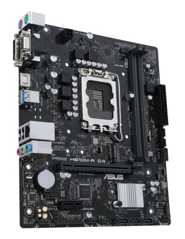 Mainboard, ASUS, Intel H610, LGA1700, Micro-ATX, Memory DDR4, Memory slots 2, 1xPCI-Express 1x, 1xPCI-Express 16x, 1xM.2, 1x15p