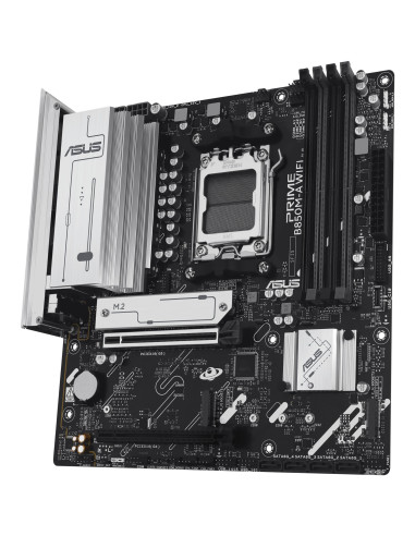 Mainboard, ASUS, AMD B850, SAM5, Micro-ATX, Memory DDR5, Memory slots 4, 1xPCI-Express 4.0 16x, 1xPCI-Express 5.0 16x, 3xM.2, 1
