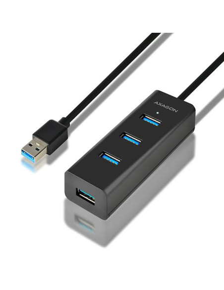 I/O HUB USB3.0 4PORT CHARGING/1.2M HUE-S2BL AXAGON