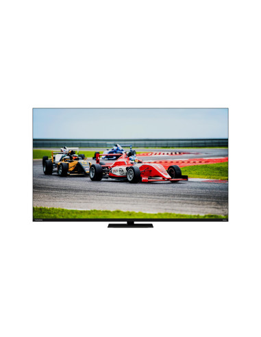 TV Set, THOMSON, 55", 4K/Smart, QLED, 3840x2160, Wireless LAN, Bluetooth, Google TV, Black, 55QG7C14