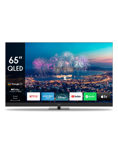 TV Set, THOMSON, 65 ", 4K Ultra HD, 3840 x 2160 pixels, Flat, 16:9, QLED, 65QG6C14