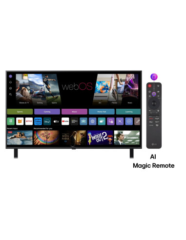 TV Set, LG, 55 ", 4K Ultra HD, 3840 x 2160 pixels, Flat, 16:9, QNED evo, 55QNED85A3C