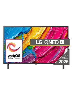 TV Set, LG, 75", 4K/Smart, 3840x2160, Wireless LAN, Bluetooth, webOS, Black, 75QNED80A3A
