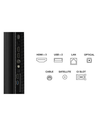 TV Set, TCL, 85 ", 4K Ultra HD, 3840 x 2160 pixels, Flat, 16:9, QLED, 85T69C