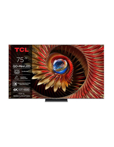 TV Set, TCL, 75 ", 4K Ultra HD, 3840 x 2160 pixels, Flat, 16:9, LCD, 75Q8C