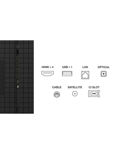 TV Set, TCL, 98 ", 4K Ultra HD, 3840 x 2160 pixels, Flat, 16:9, QLED, 98Q8C