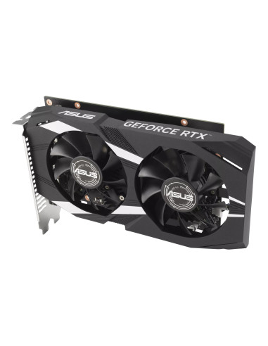 Graphics Card, ASUS, NVIDIA GeForce RTX 3050, 6 GB, GDDR6, 96 bit, PCIE 4.0 16x, Dual Slot Fansink, 1xDVI-D, 1xHDMI, 1xDisplayP