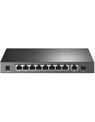 Switch, TP-LINK, TL-SG1210P, Desktop/pedestal, 9x10Base-T / 100Base-TX / 1000Base-T, 1xSFP, PoE+ ports 8, TL-SG1210P