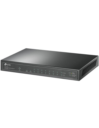 Switch, TP-LINK, TL-SG1210P, Desktop/pedestal, 9x10Base-T / 100Base-TX / 1000Base-T, 1xSFP, PoE+ ports 8, TL-SG1210P