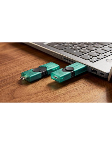 MEMORY DRIVE FLASH USB3.2/128G DUO DTDEG2/128GB KINGSTON