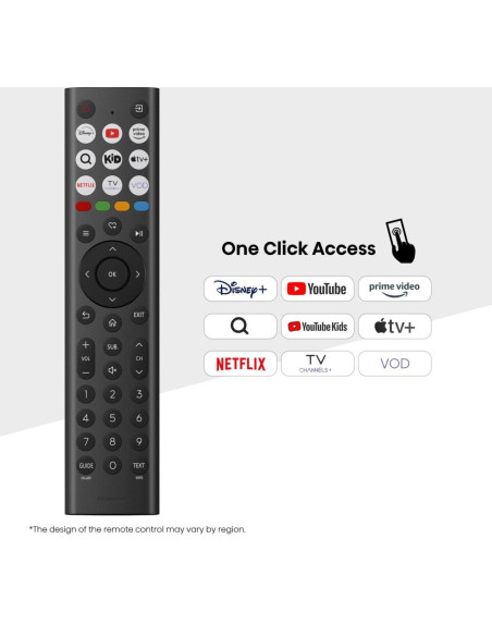 TV Set, HISENSE, 32 ", Full HD, 1920 x 1080 pixels, Flat, 16:9, QLED, 32A5Q