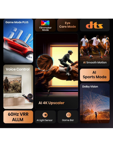 TV Set, HISENSE, 75 ", 4K Ultra HD, 3840 x 2160 pixels, Flat, 16:9, 75A6Q