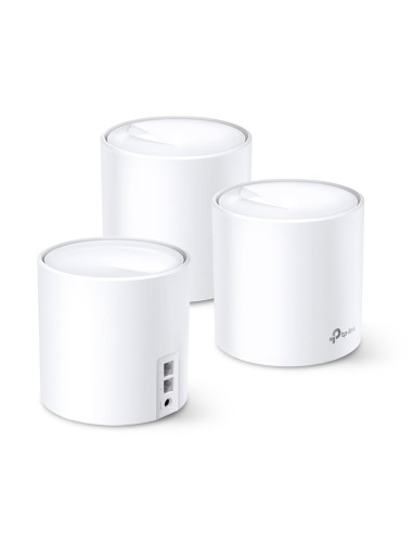 Wireless Router, TP-LINK, Wireless Router, 2-pack, 1800 Mbps, Mesh, IEEE 802.11a, IEEE 802.11n, IEEE 802.11ac, IEEE 802.11ax, D