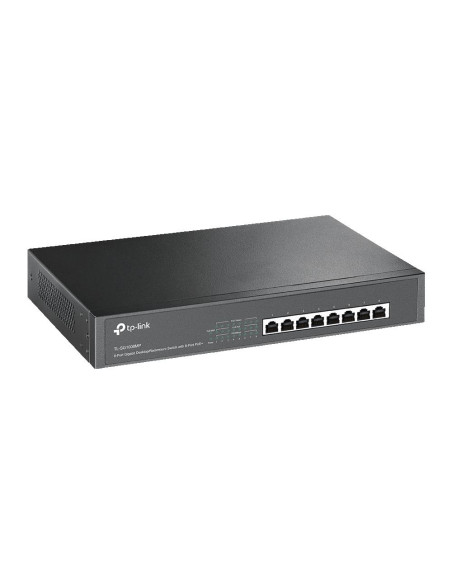 Switch, TP-LINK, TL-SG1008MP, PoE+ ports 8, TL-SG1008MP