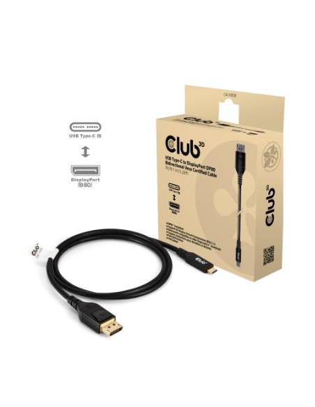 CABLE USB-C TO DP 1M/M/M CAC-1559 CLUB3D